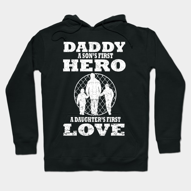 Daddy is my hero Hoodie by RuthTBlake